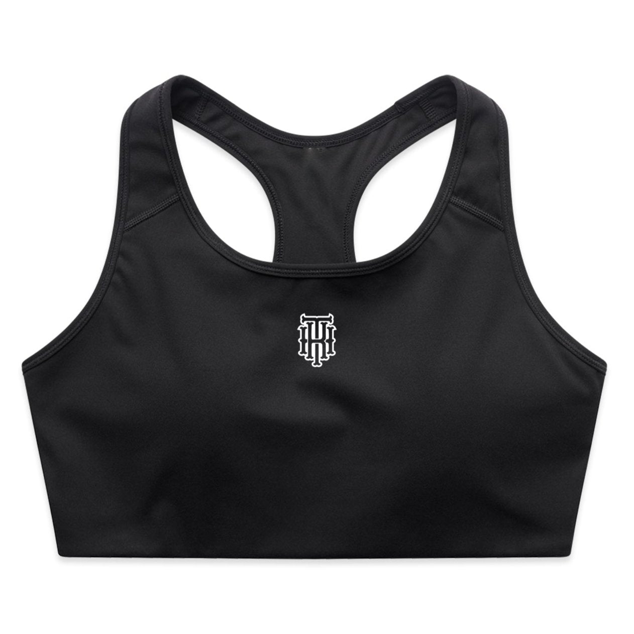 Women's Sports Bra | Black Sports Bra | Hard To Kill