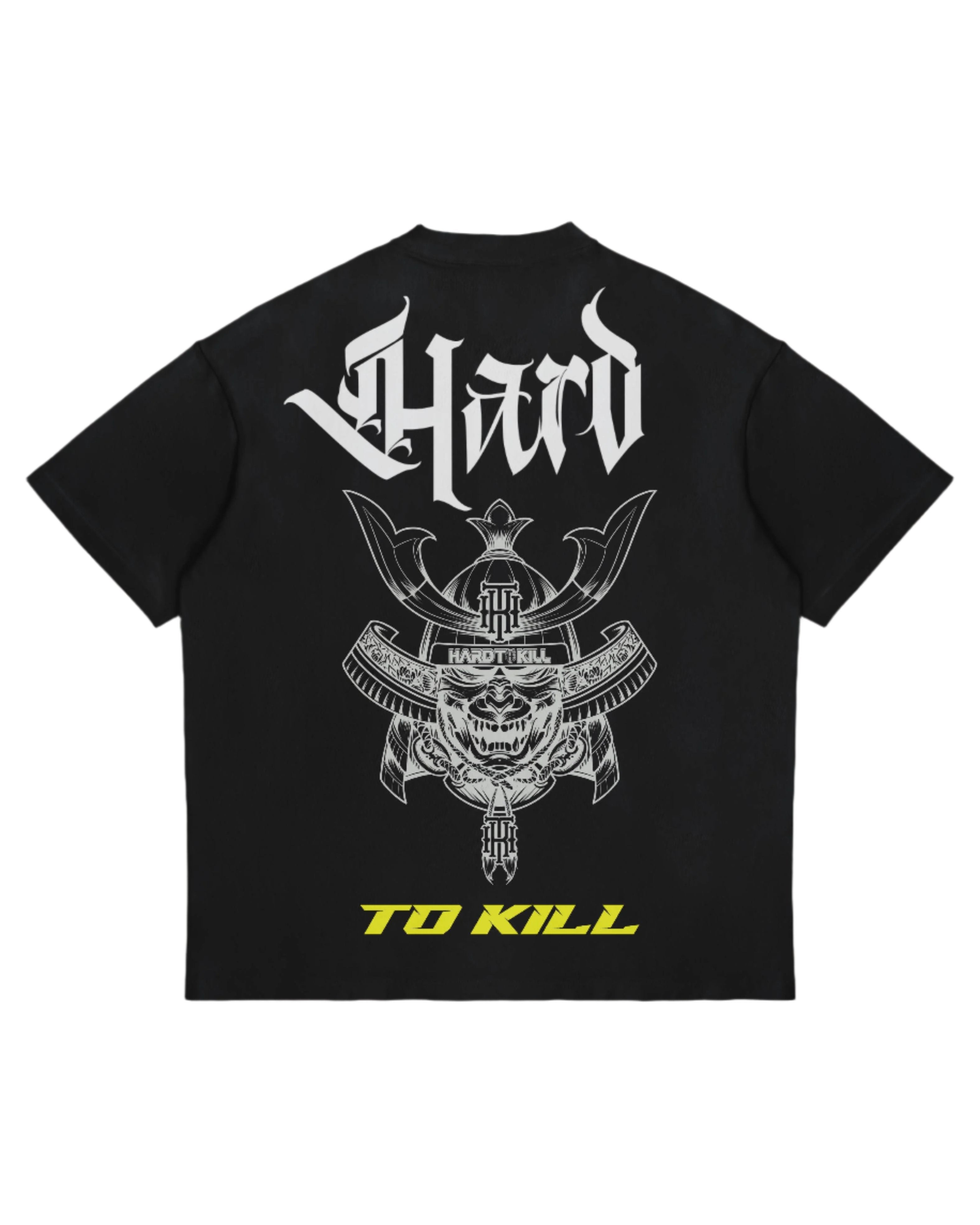 Black Causal Tee | Cotton Print Tee | Hard To Kill